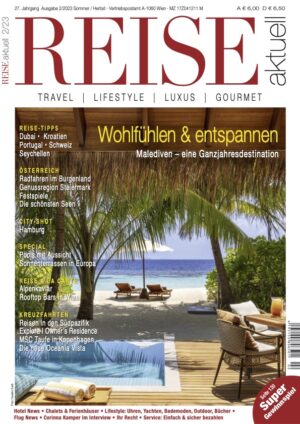 Die Titelseite von REISE-aktuell 2/23